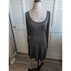 BCBGMAXAZARIA fringed dress